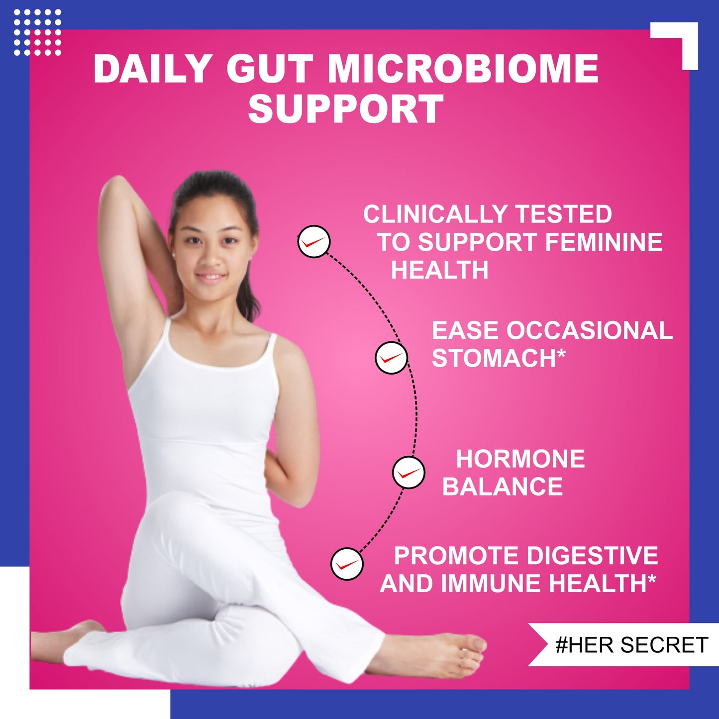 Probiotics Pills for Women, Support Gut Health & Women'S Health & Ph Balance